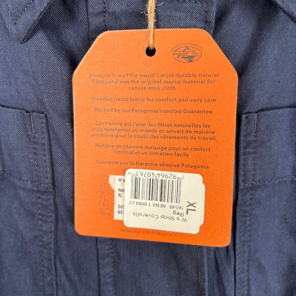 New Patagonia Womens Shop Coveralls Jumpsuit Overalls Long Sleeve Utility Work - Picture 7 of 11